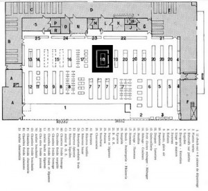 Plan Carrefour Sainte Genevieve des bois 1963