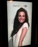 Carrefour publicite metro paris