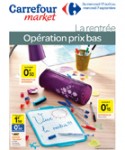 La rentree operation prix bas catalogue carrefour