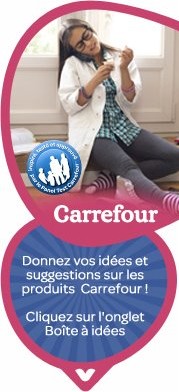 boite a idees produits Carrefour