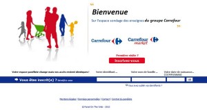 sondage carrefour panelontheweb