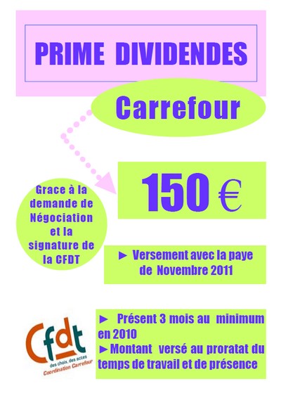 carrefour Prime CFDT 150