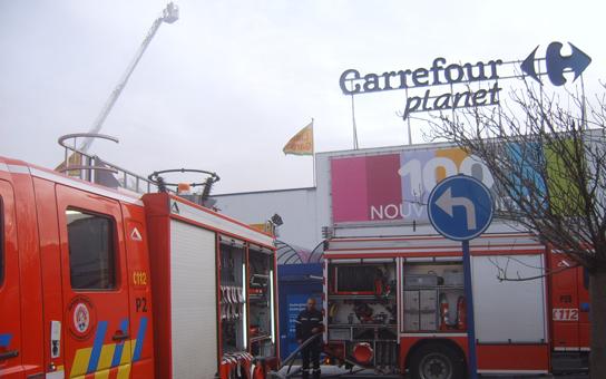 Carrefour_2 Incendie au Carrefour d'Auderghem