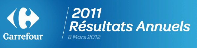 carrefour resultats annuels 2011