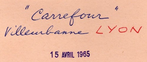 Carrefour Villeurbanne 1965