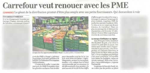 carrefour veut renouer avec les pme