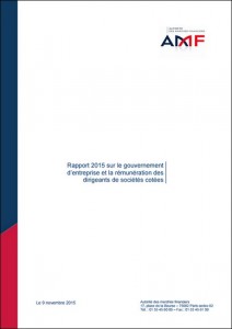 amf rapport 2015 sur le gouvernement entreprise
