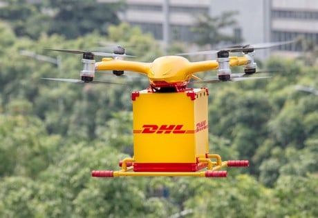 DHL Express lance son premier service de drone intelligent en zone urbaine