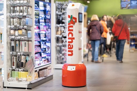 Robot trax auchan retail