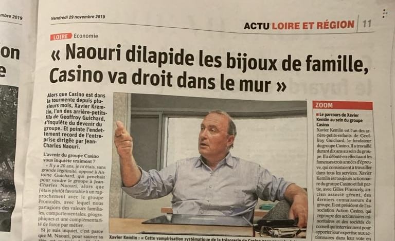 procès Jean-Charles Naouri, Casino, Xavier Kemlin